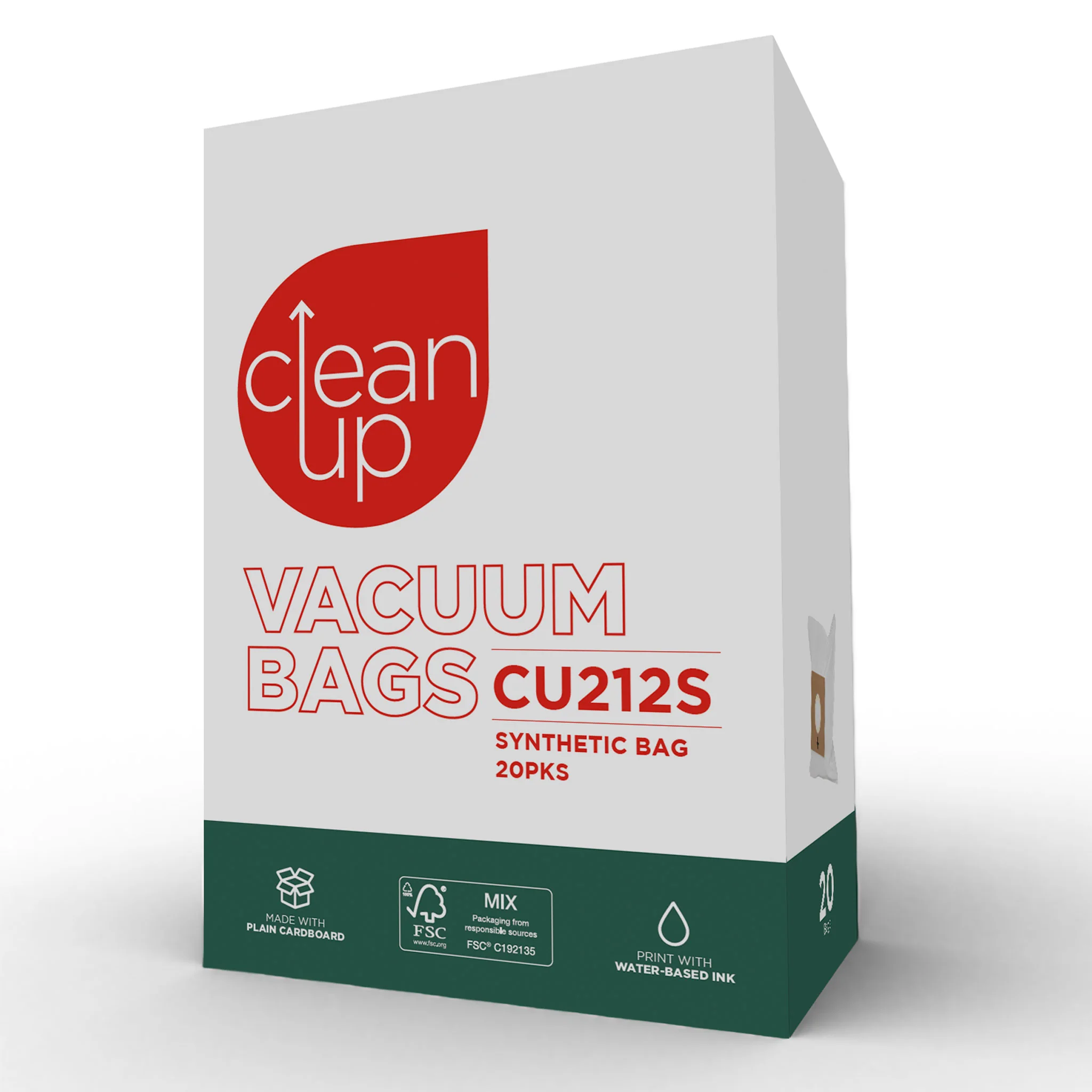 CleanUp CU212S Vacuum Bags 20 Pack - Image 2
