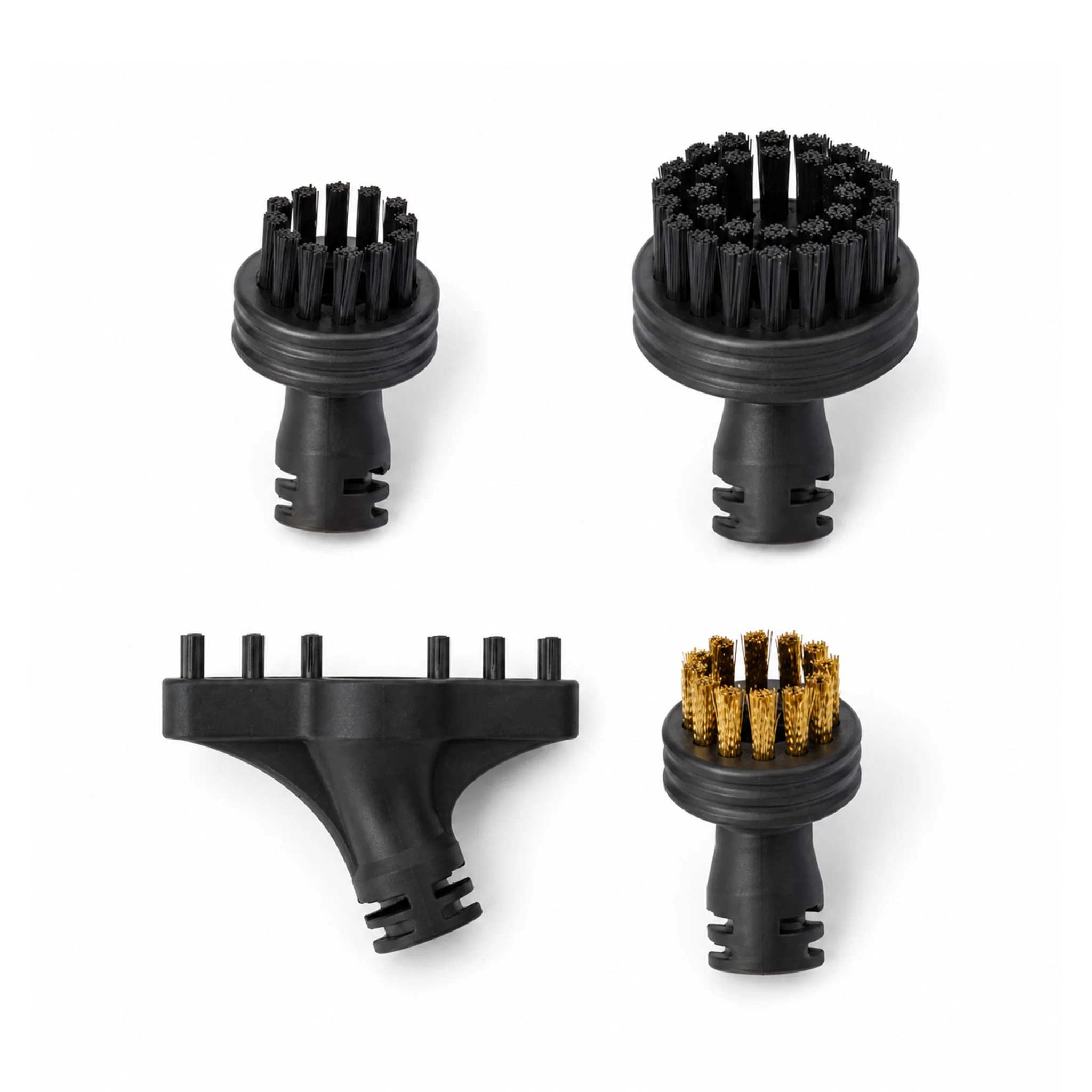 Wertheim Dual Steam Plus 4-Piece Brush Accessory Set