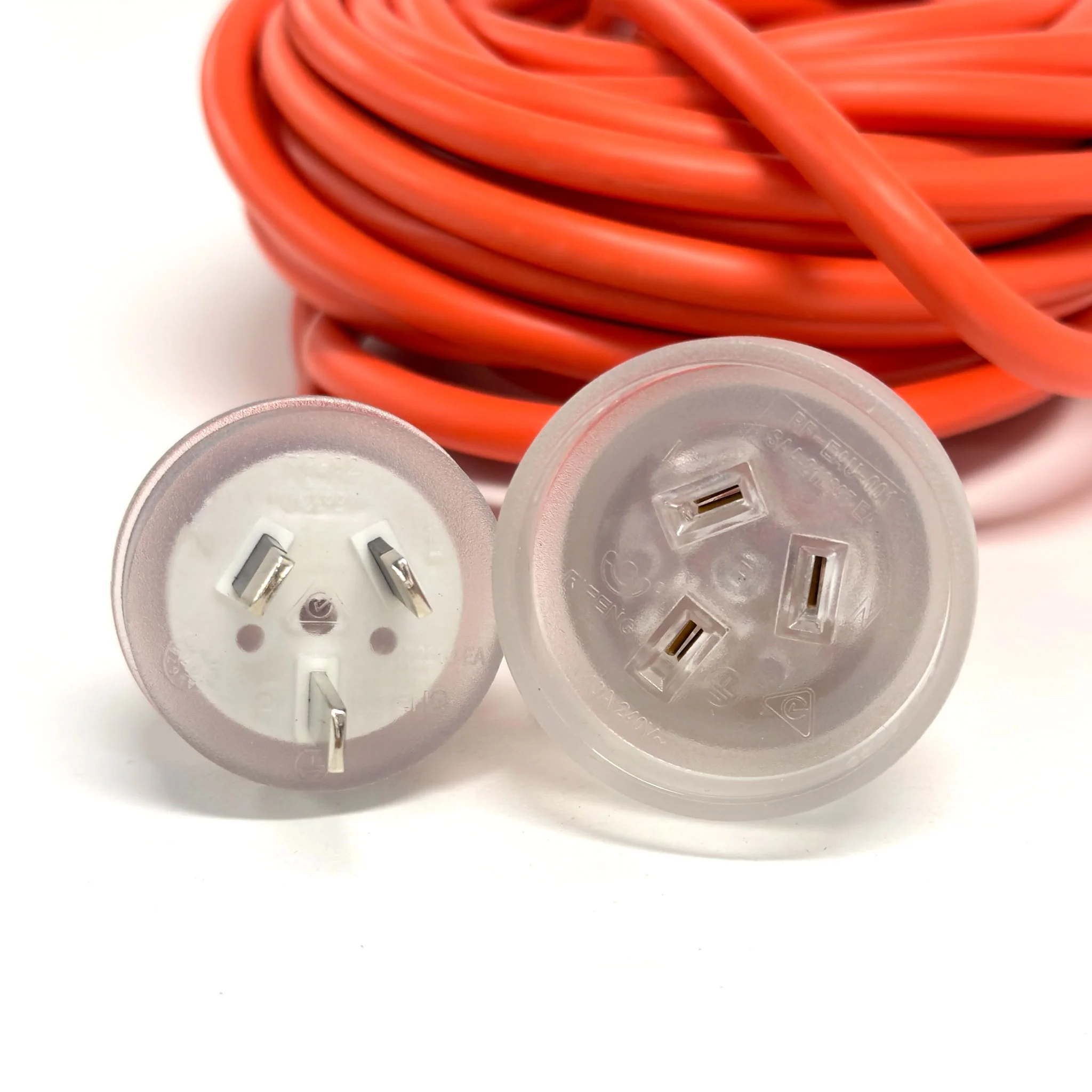 Vacspare 10 Amp 3 Core Orange Extension Cord 20 Metres - Image 2