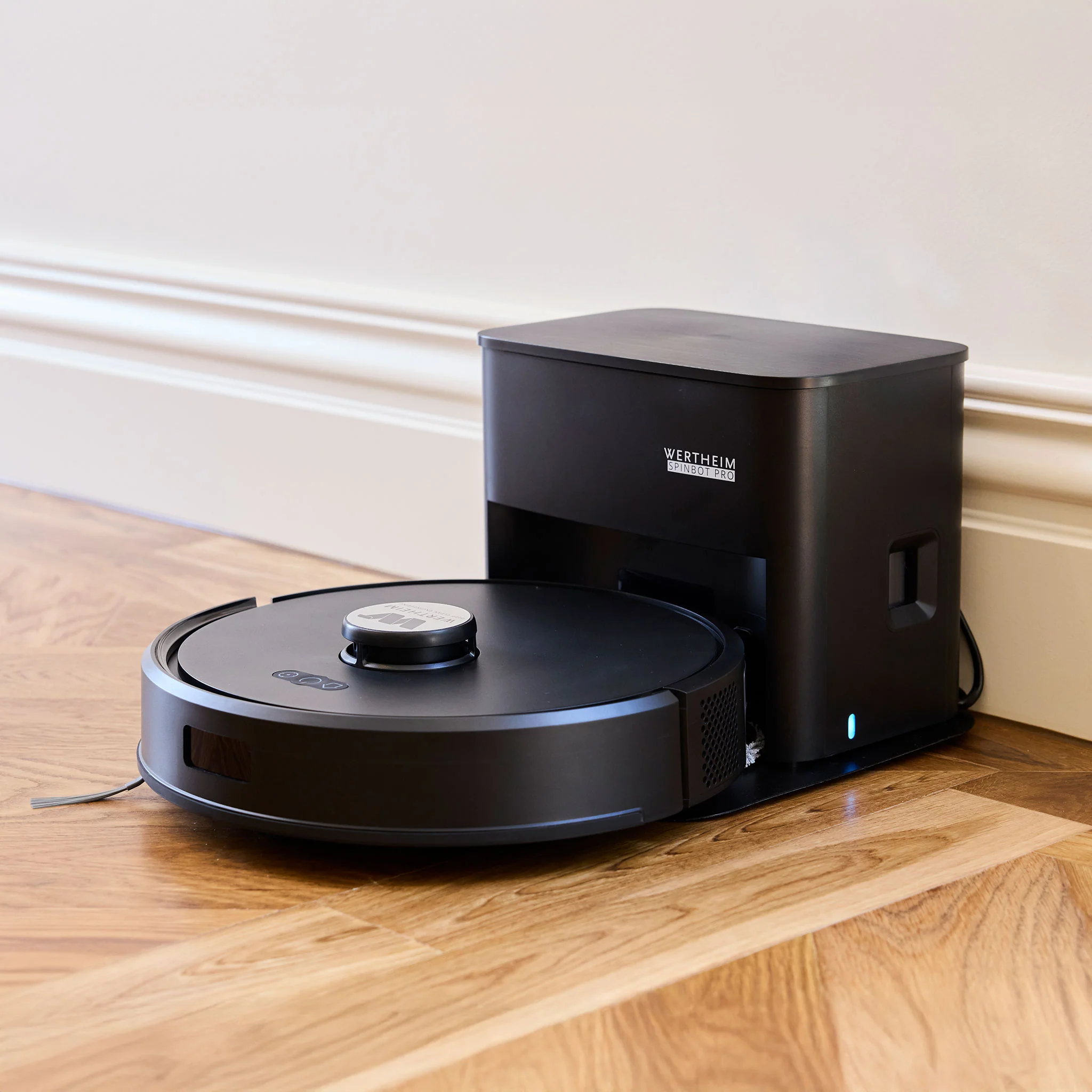 Wertheim SpinBot Pro Robot Vacuum Cleaner with Auto Empty Station - Image 4